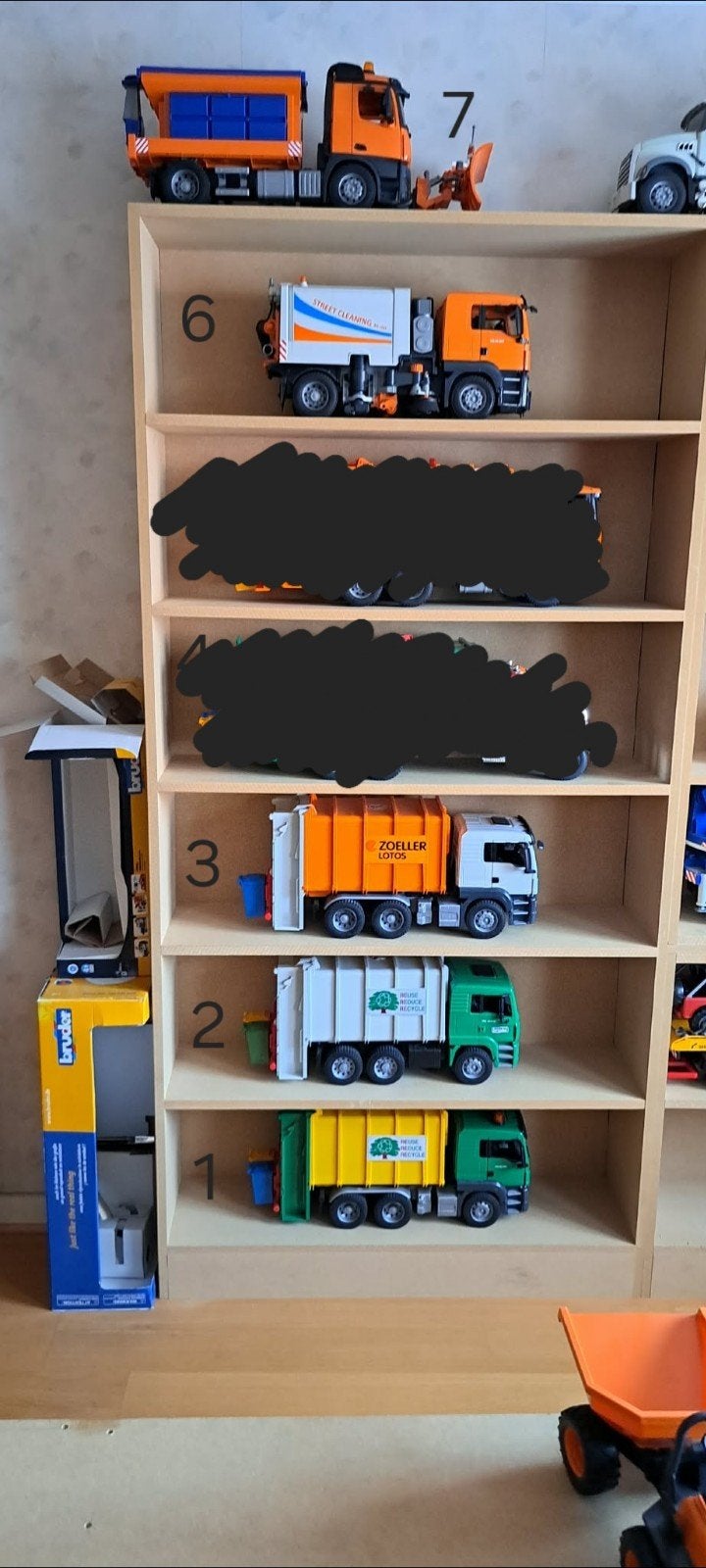 bruder, Ophalen, Zo goed als nieuw