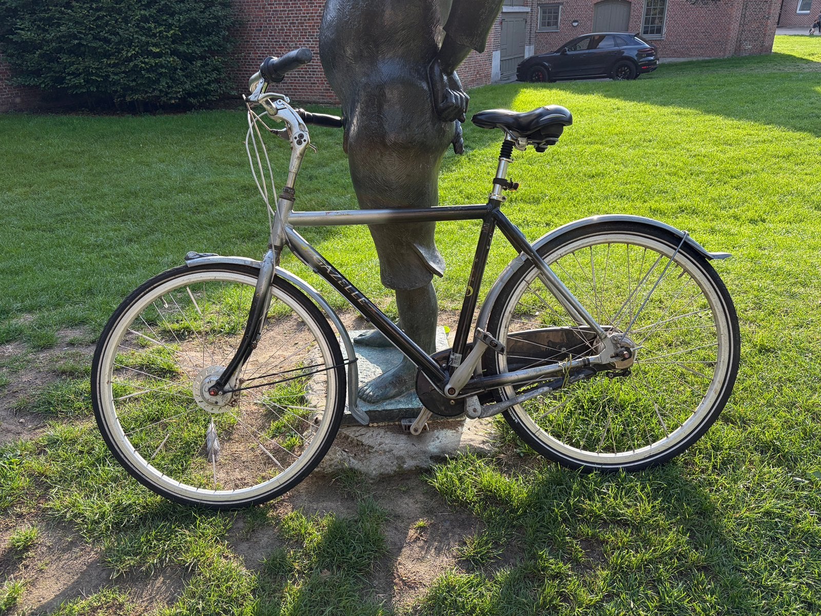 Gazelle herenfiets rijklaar, Fietsen en Brommers, Ophalen, Zo goed als nieuw, 28 inch, Gazelle