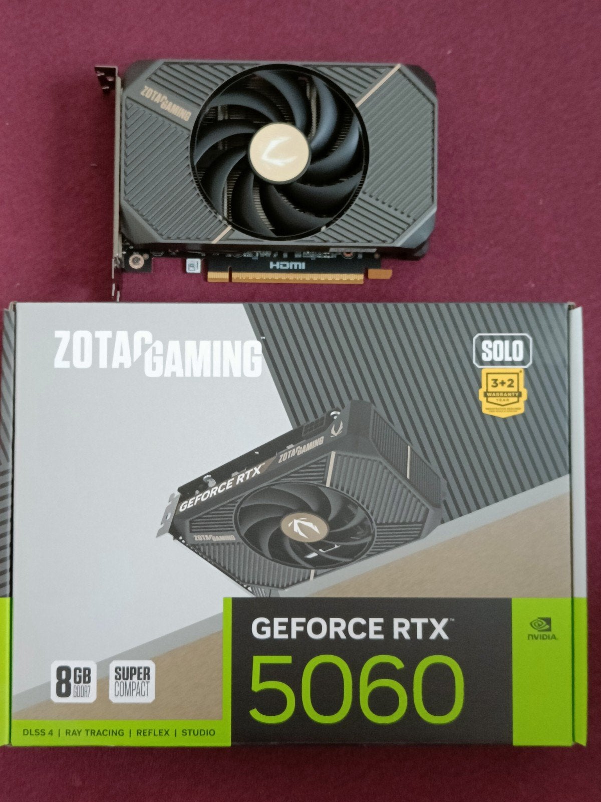 RTX 5060, Zotac Gaming Solo, Ophalen of Verzenden