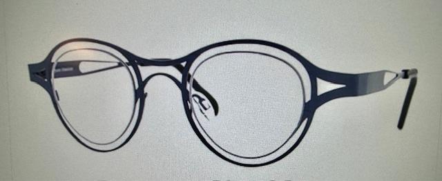 THEO TARIFA damesbril (montuur puur titanium) Made in Belgïe, Autres marques, Gris, Comme neuf, Lunettes