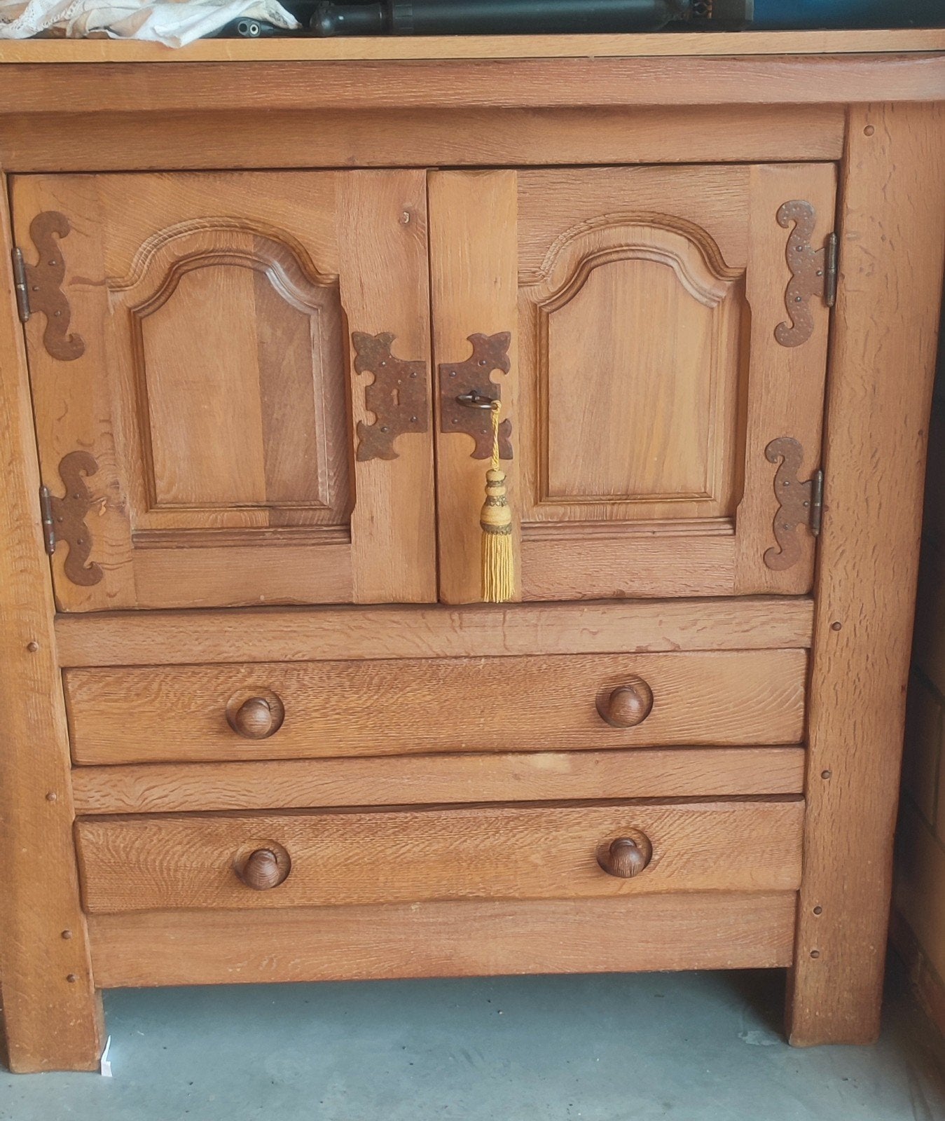 meuble en chêne, Enlèvement