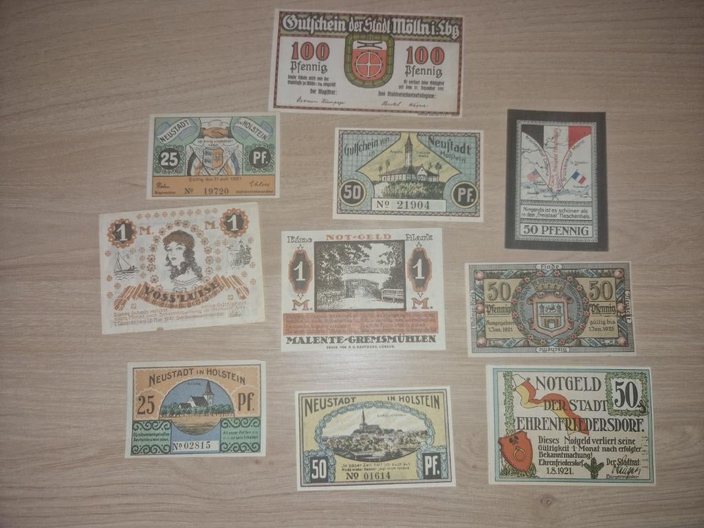Lot noodgeld duitsland 14, Ophalen of Verzenden, Duitsland