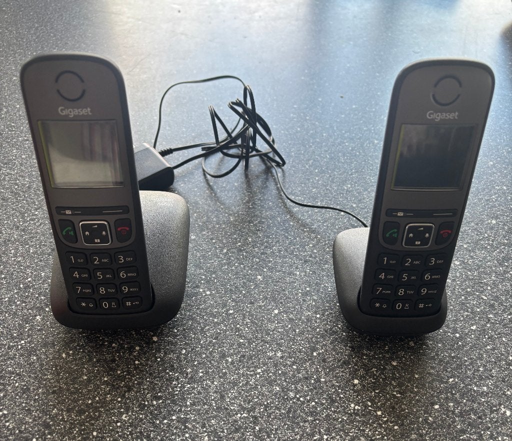 Siemens Gigaset AS695 DUO Dect toestellen, Télécoms, Enlèvement ou Envoi, Comme neuf, 2 combinés