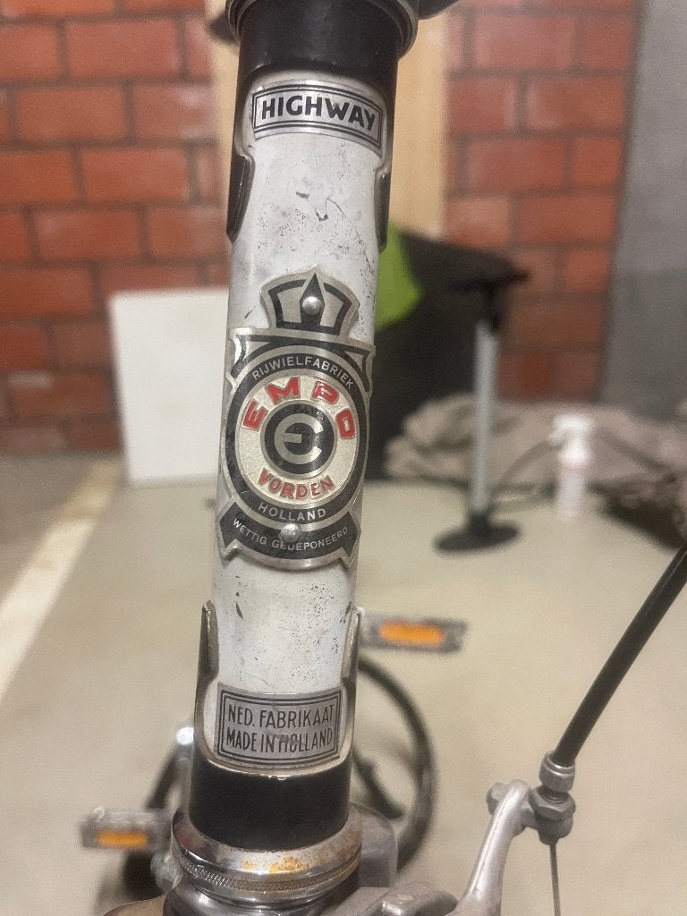 EMPO vintage herenfiets - Schwalbe banden - retro opoefiets, Ophalen