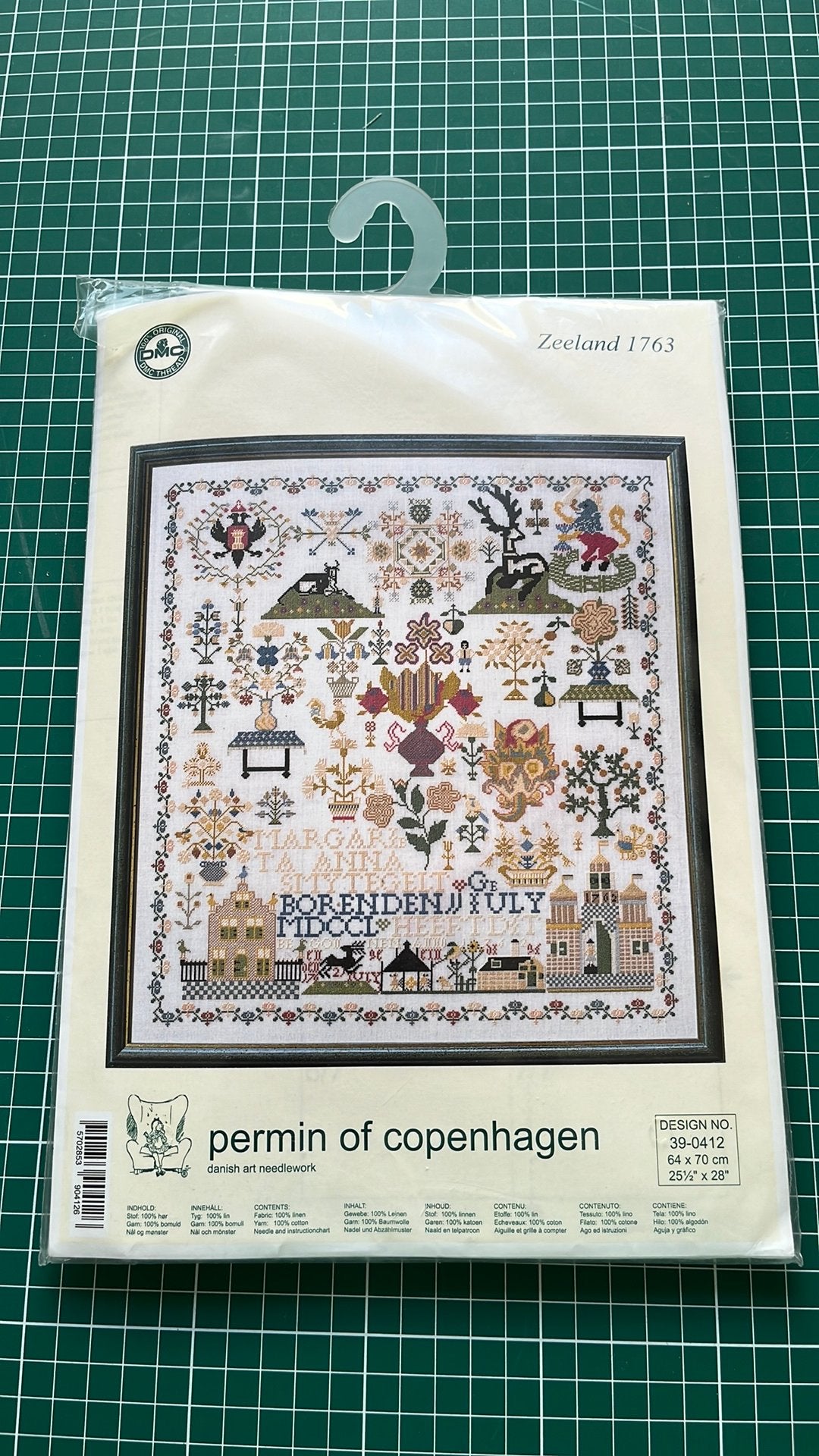 Permin of copenhagen - zeeland 1763, Hobby & Loisirs créatifs, Enlèvement, Neuf, Broderies à la main, Set à broder