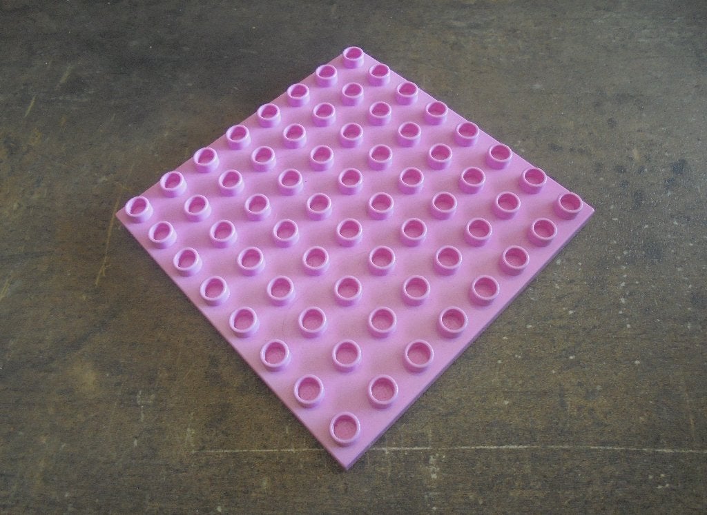 Lego Duplo Baseplate 8x8 (zie foto's), Ophalen of Verzenden, Gebruikt, Losse stenen, Duplo