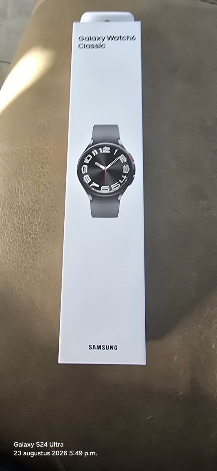 Galaxy Watch 6 Classic, Bijoux, Sacs & Beauté, Montres connectées, Enlèvement, Neuf, Android