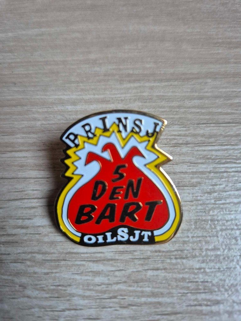 Pin Prins Bart 2005 Aalst carnaval, Verzamelen, Speldjes, Pins en Buttons, Ophalen of Verzenden