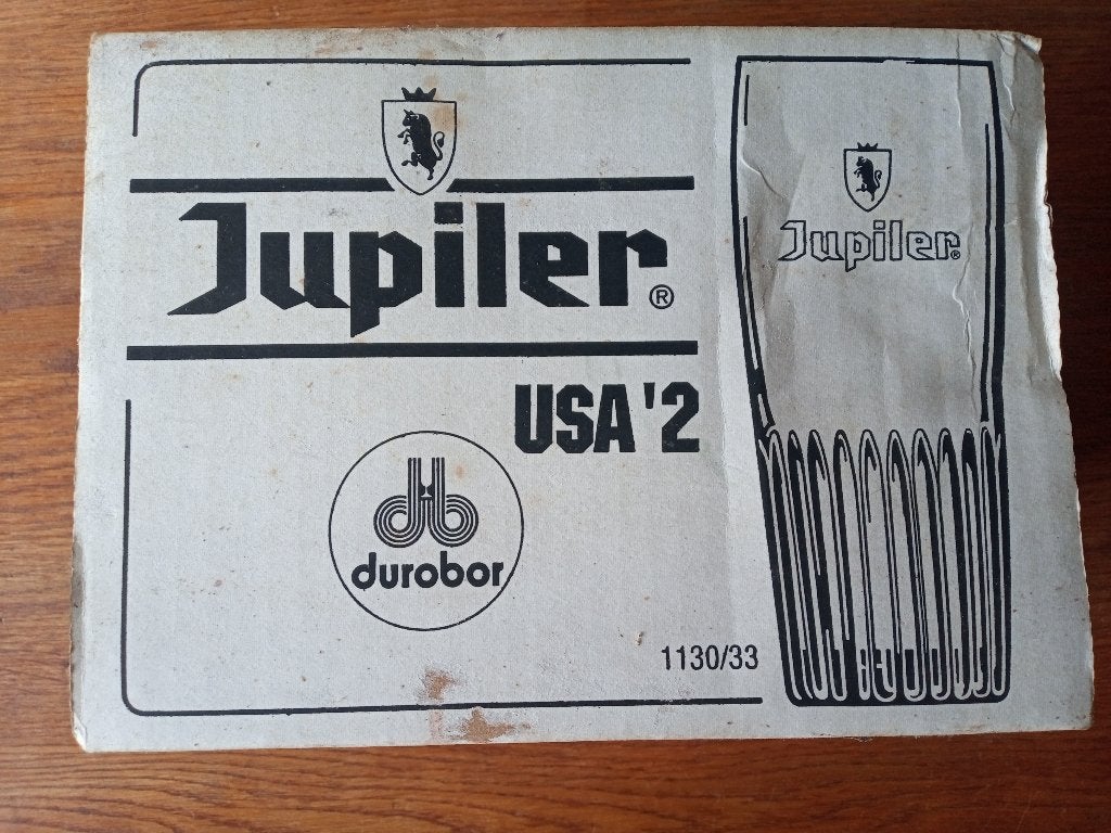 Verres Jupiler USA 94, Verzamelen, Ophalen of Verzenden, Zo goed als nieuw, Bierglas