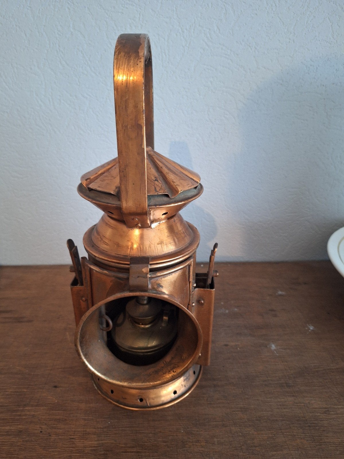 Vintage koperen lantaarn, Antiek en Kunst, Antiek | Verlichting, Ophalen