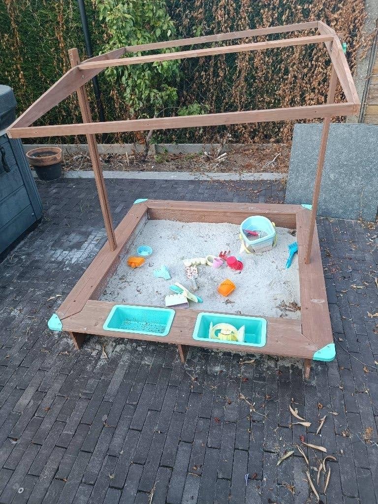 Zandbak met zand gratis af te halen, Ophalen, Gebruikt
