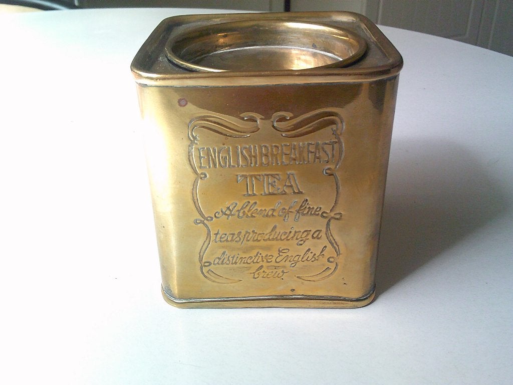 koperen tea englishbreakfast doos, Ophalen