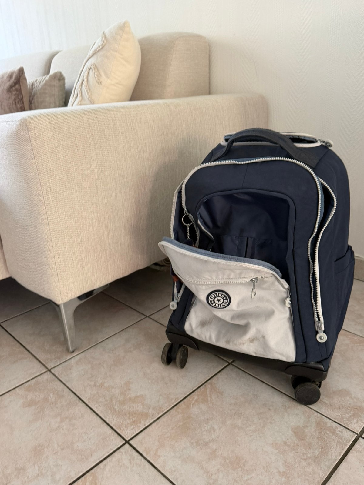 Kipling trolley boekentas. prijs bespreekbaar!, Enlèvement, Comme neuf, Kipling