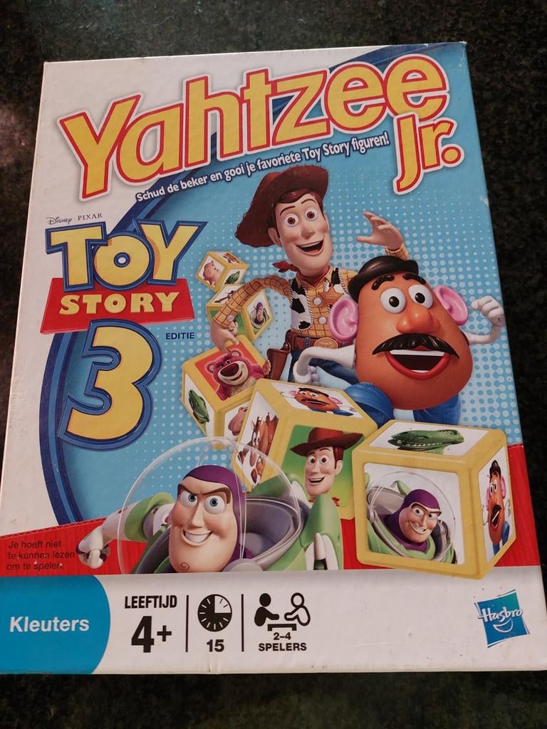 Yahtzee Jr. Toy Story 3, Trois ou quatre joueurs, Enlèvement, Utilisé, Hasbro