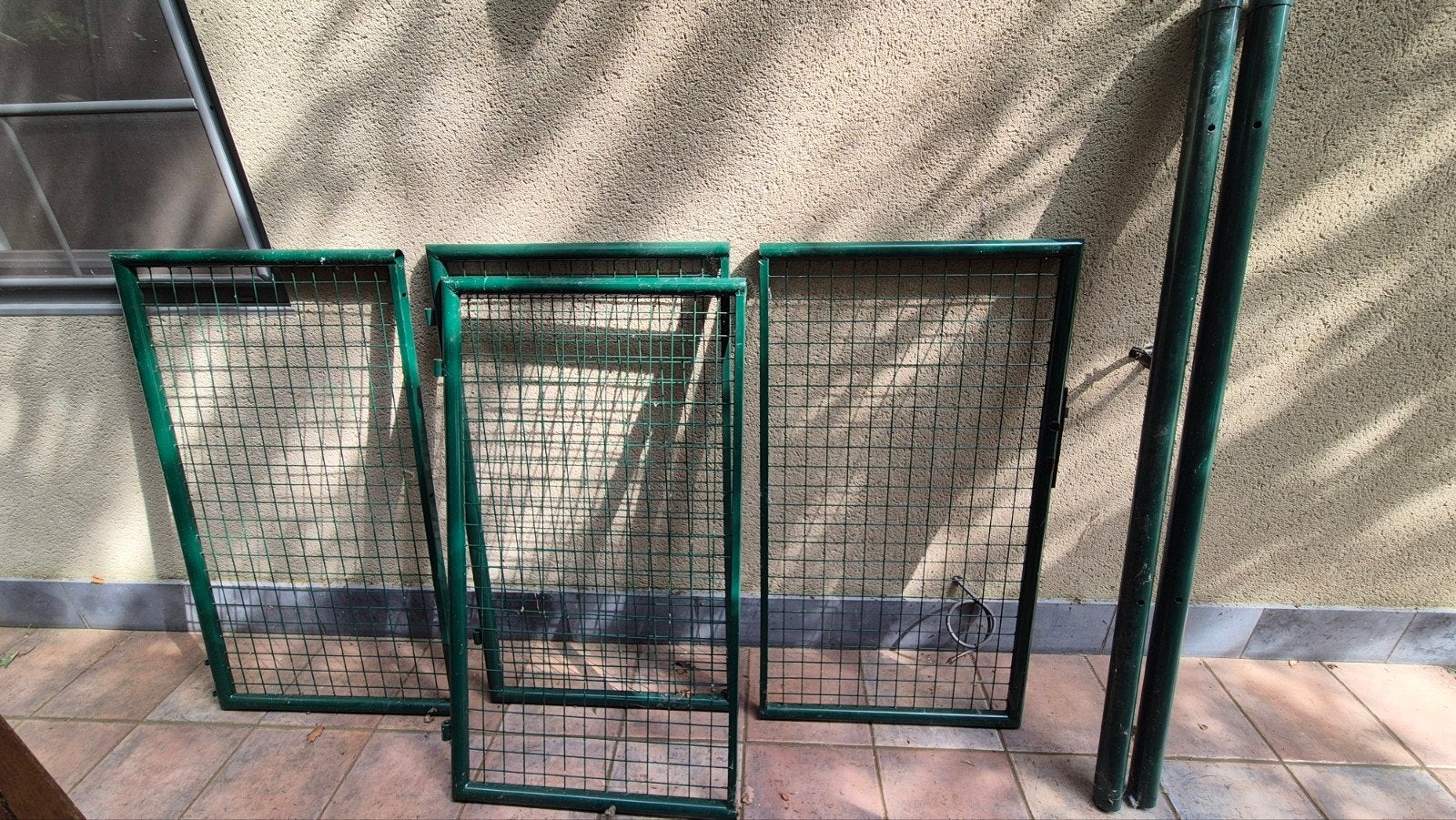 Poort tuinhek of kippenren van het merk vidaXL, Tuin en Terras, Ophalen, Met poort, Nieuw, Tuinhek