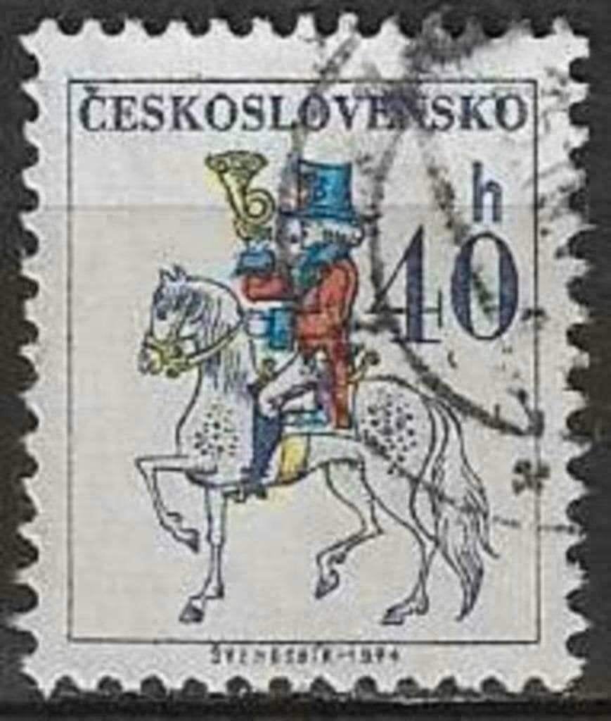 Tchécoslovaquie 1974 - Yvert 2075 - The Post (ST), Timbres & Monnaies, Timbres | Europe | Autre, Envoi, Affranchi