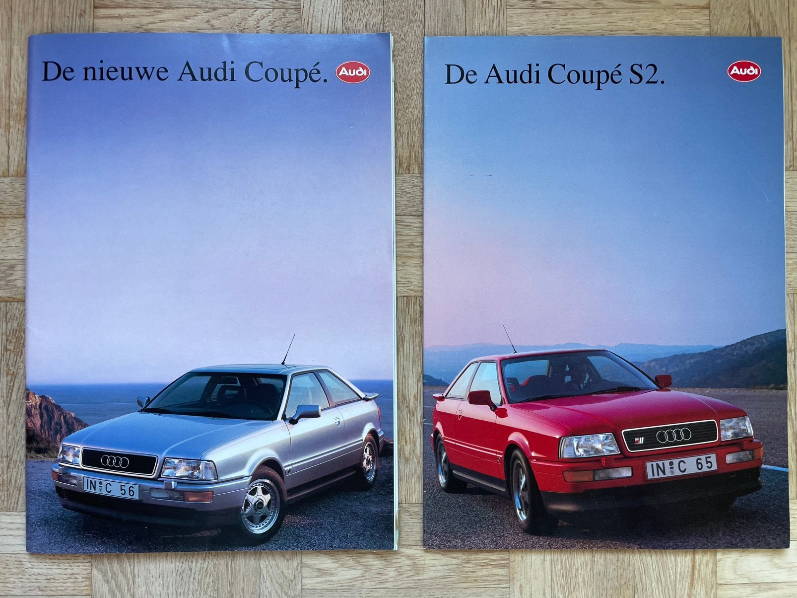 Brochures Audi Coupé & Coupé S2 - 1991, Enlèvement ou Envoi, Comme neuf, Audi