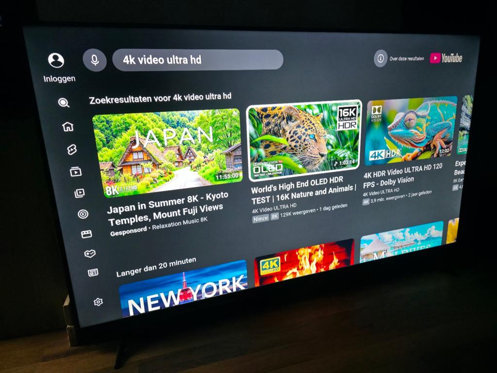 Philips 55" smart tv 4K, Ophalen of Verzenden