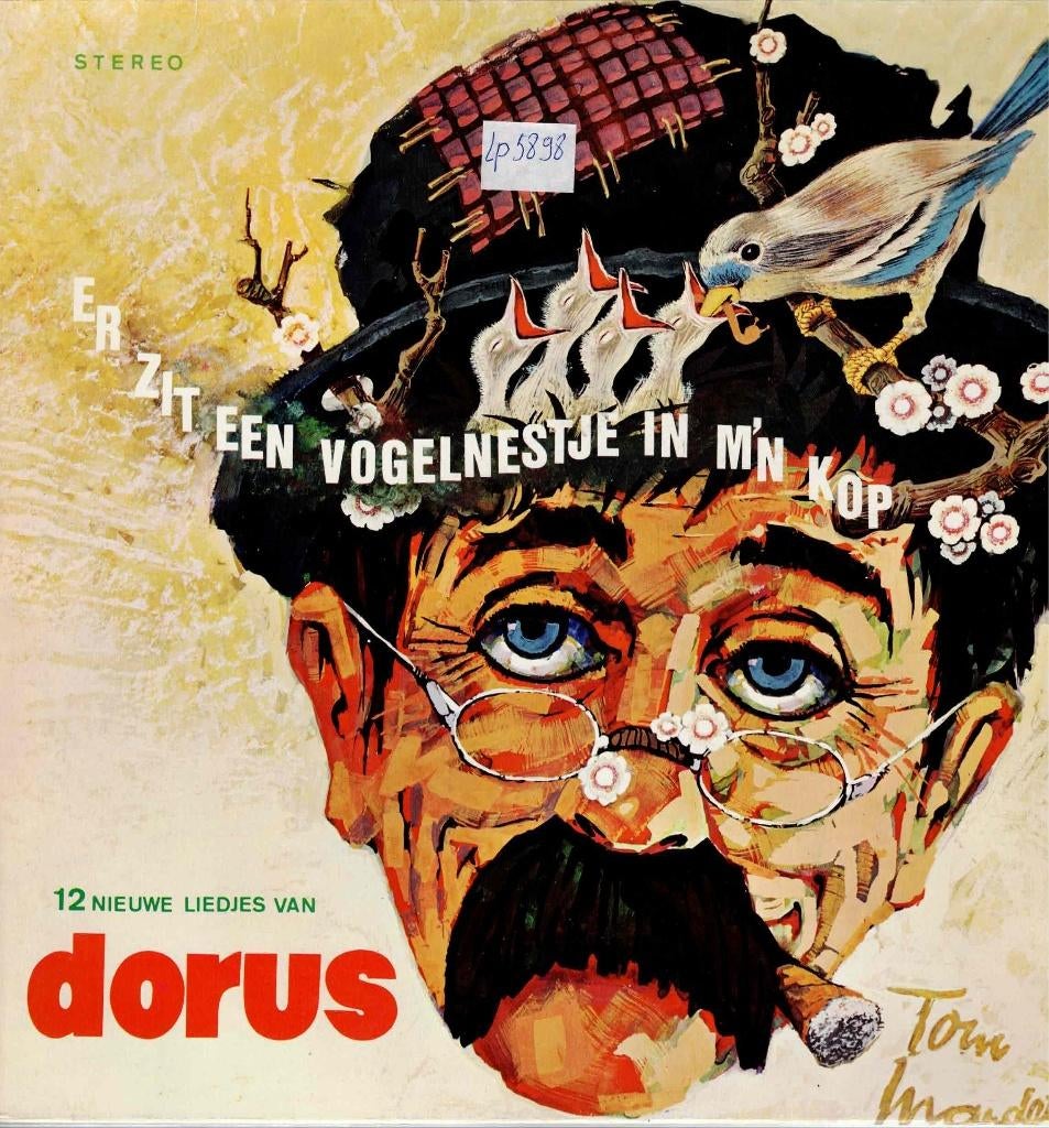Vinyl, LP  /  Dorus – Er Zit Een Vogelnestje In M'n Kop, Ophalen of Verzenden, Overige formaten
