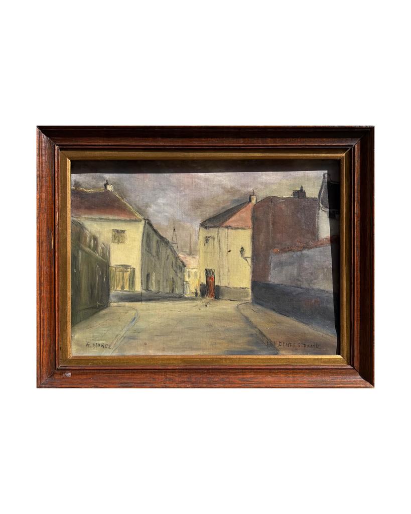 « Une rue de Gand » d'Emile Morel (1889-1938), Antiquités & Art, Enlèvement
