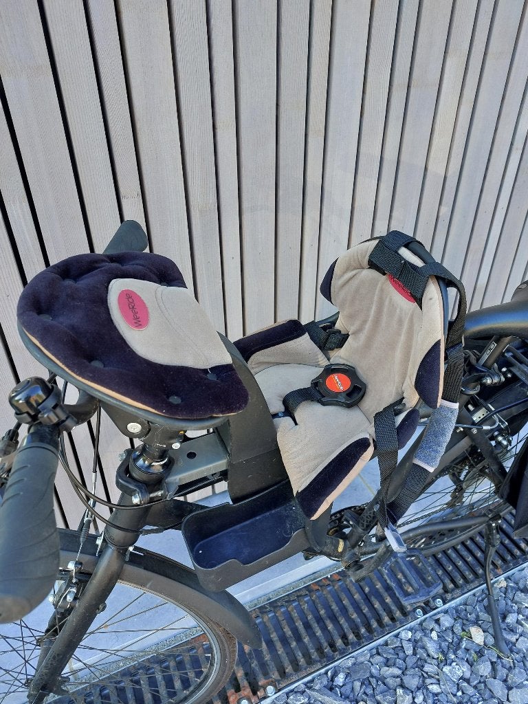 Siège vélo Weeride DeLuxe, Vélos & Vélomoteurs, Weeride, Siège avant, Repose-pieds, Enlèvement