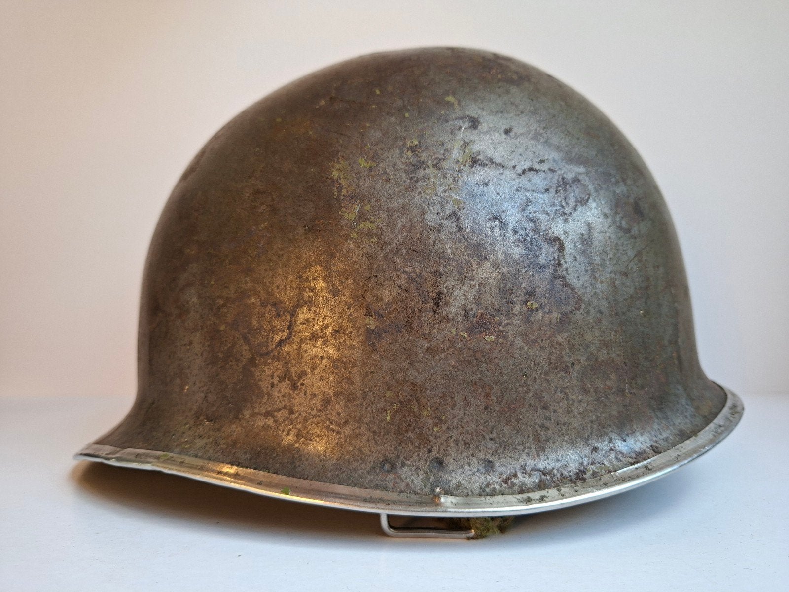 M1 McCord WWII Amerikaanse helm, Verzamelen, Ophalen of Verzenden, Landmacht, Helm of Baret