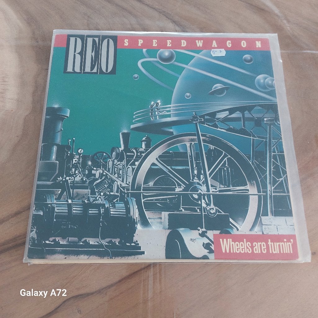 REO speedwagon wheels are turnin, CD & DVD, Vinyles | Rock, LP, Enlèvement ou Envoi, Autres formats, Utilisé