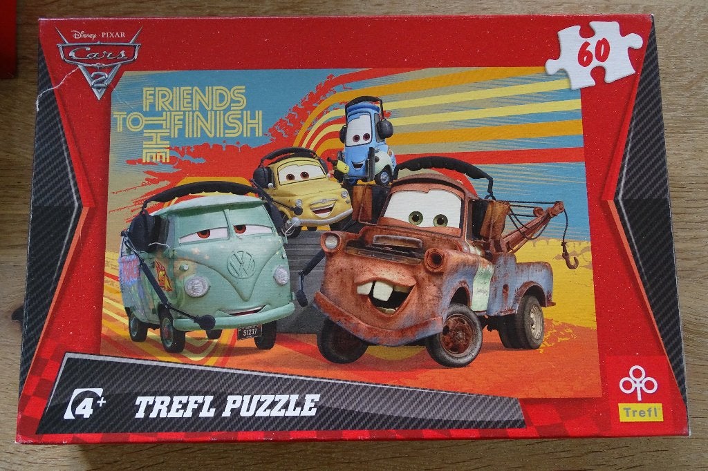 Puzzel Cars 60 stuks 4+, Ophalen of Verzenden, Meer dan 50 stukjes, Zo goed als nieuw