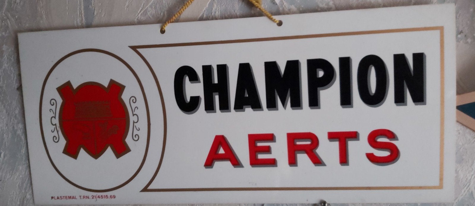 Brouwerij aerts champion oud bordje, Ophalen of Verzenden
