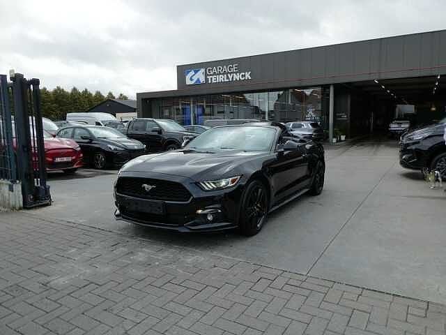 Ford Mustang Cabrio 2.3 i Ecoboost 317pk Black Edition '17, Auto's, 312 pk, Euro 6, Cabriolet, Bedrijf