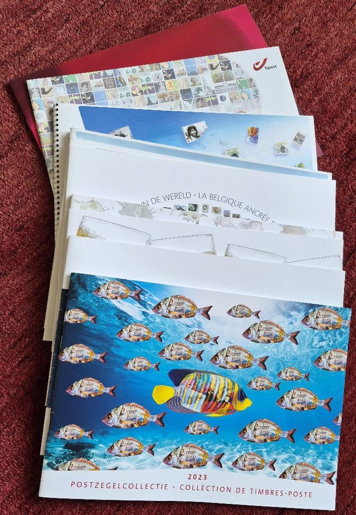 Folders: Voorstelling Belgische postzegels 2013-2023, Postzegels en Munten, Ophalen of Verzenden