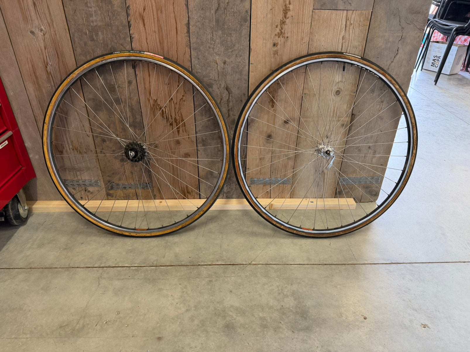 Wielset campagnolo nuovo record - mavic ssc, Ophalen, Zo goed als nieuw