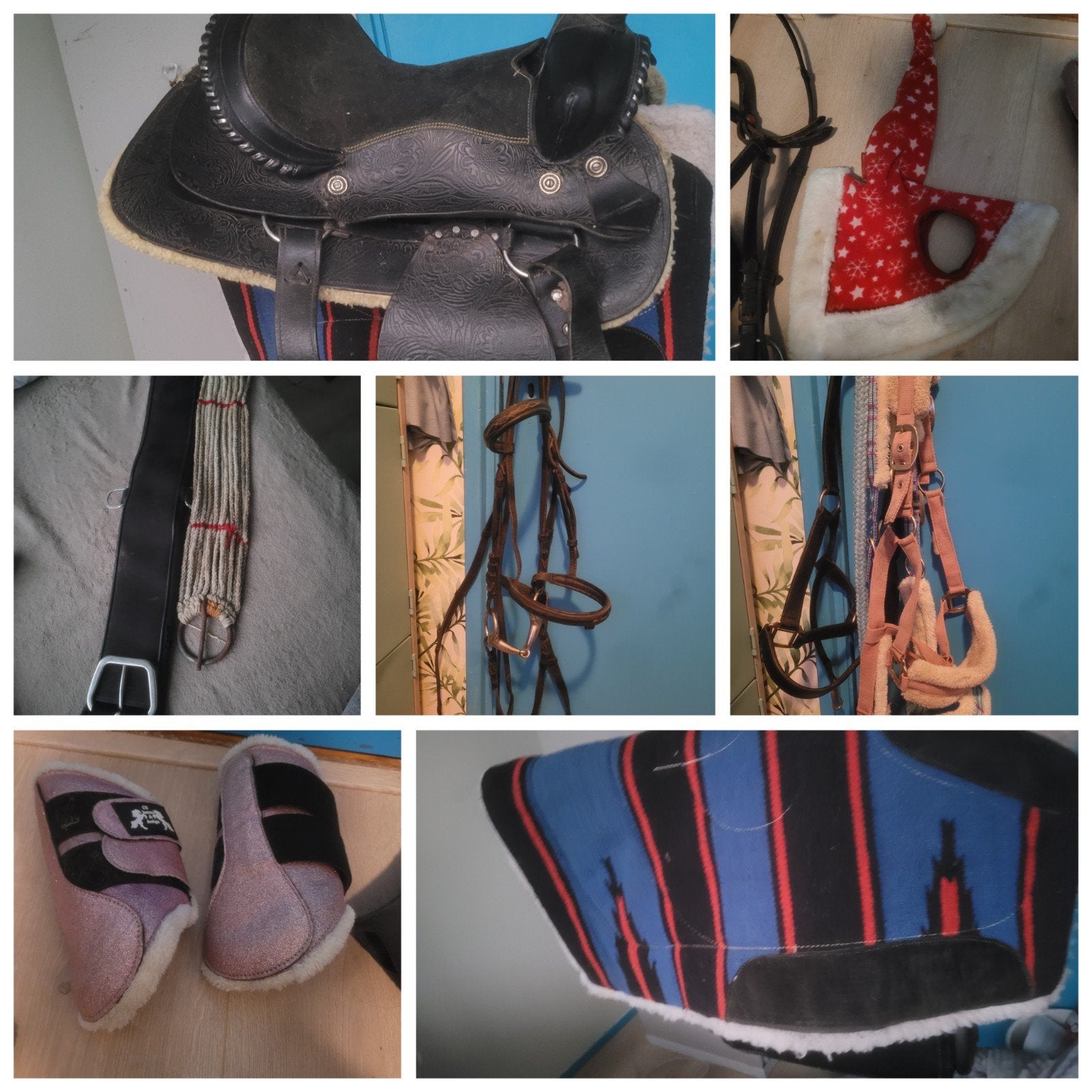 diverse paardenartikelen. o.a western, hoofdstel, trailer,, Dieren en Toebehoren, Ophalen