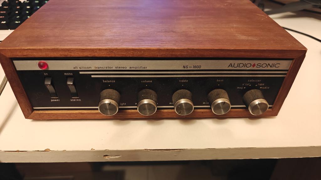 Audiosonic NS-1600, Ophalen of Verzenden, Gebruikt, Stereo, Overige merken
