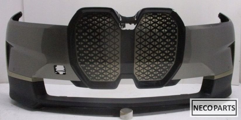 BMW iX M VOORBUMPER BUMPER COMPLEET ORIGINEEL ALLES LEVERBAA, Gebruikt, -, Voor, -