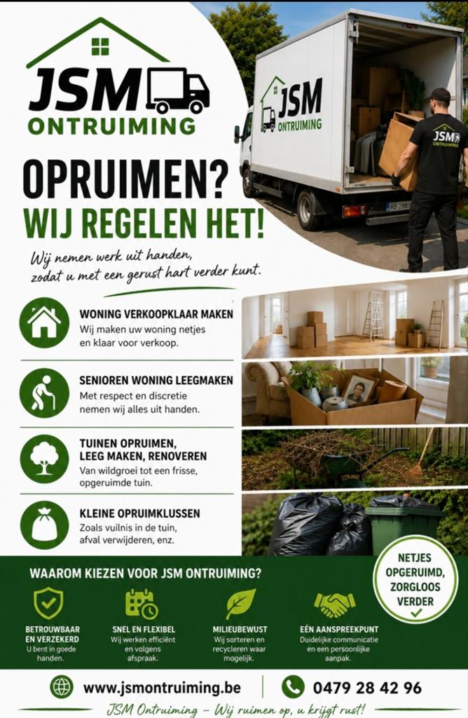Opruim service, Ophalen