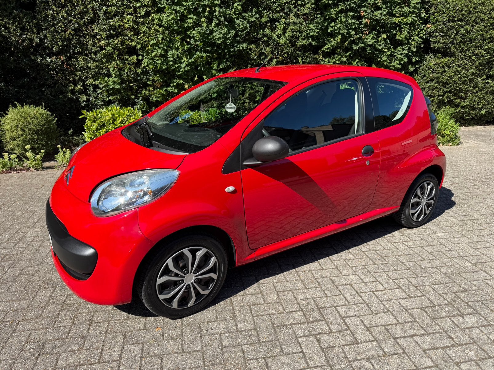 Citroen C1 (=Aygo!) 1.0 benz 2/2009 *50.432km* 1j garantie, Rouge, Essai à domicile, Achat, Entreprise