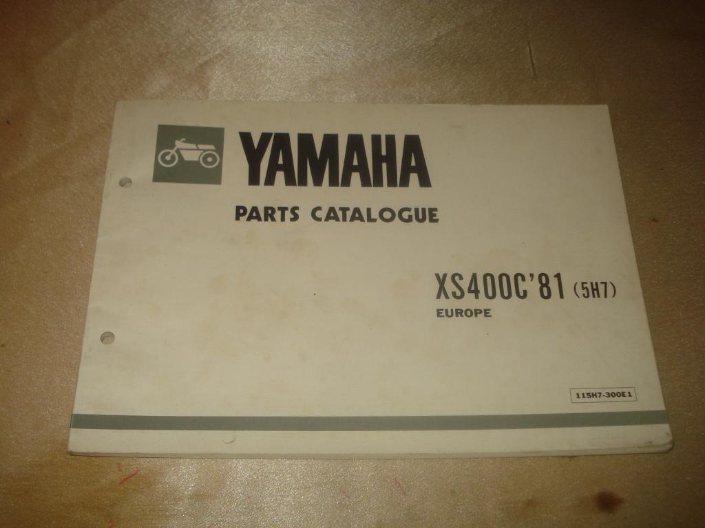 YAMAHA XS400C '81 Ancien Catalogue des Pièces Détachées, Motoren, Handleidingen en Instructieboekjes, Ophalen of Verzenden, Yamaha