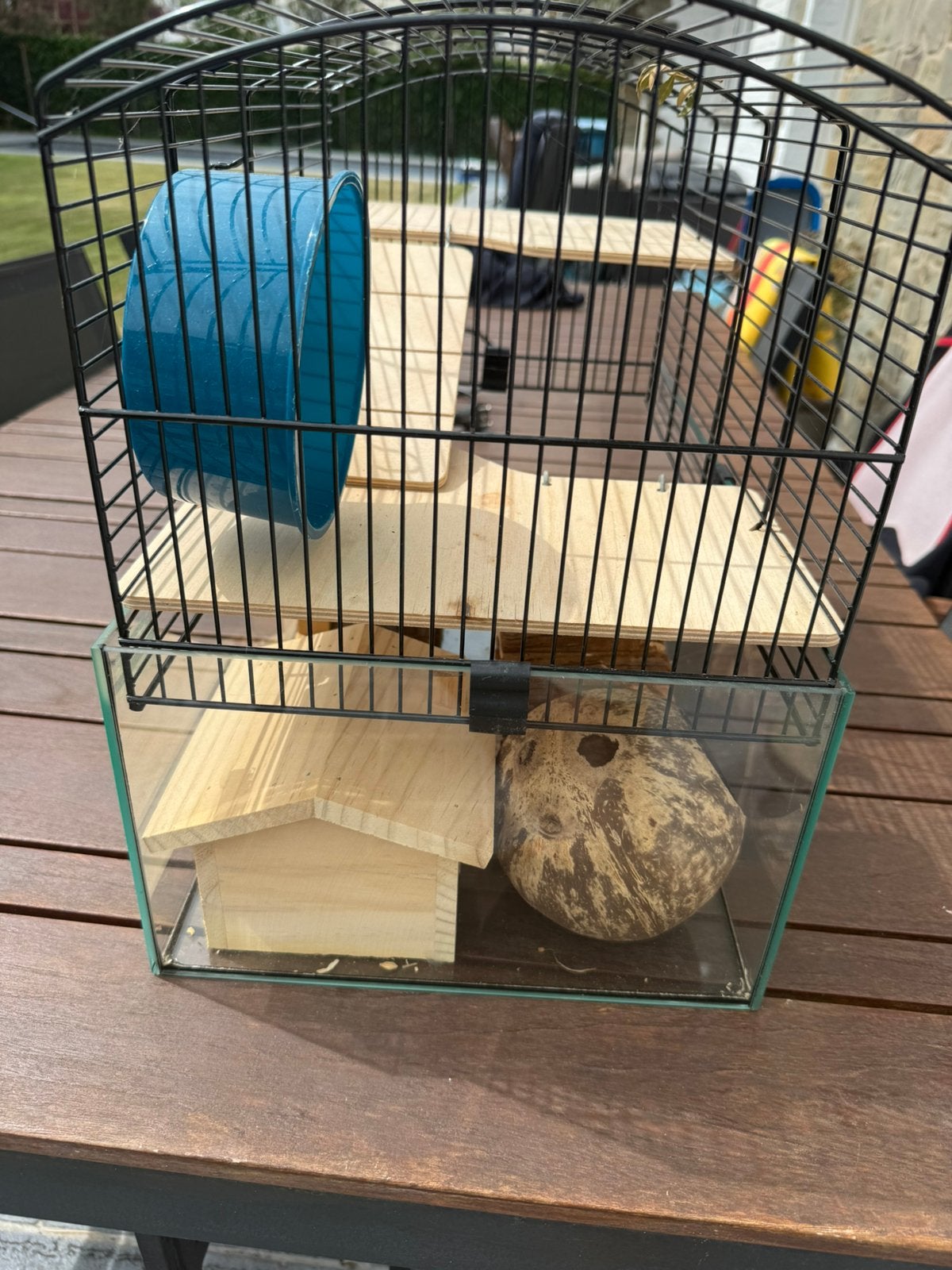 Hamster kooi als nieuw, Animaux & Accessoires, Enlèvement ou Envoi, Comme neuf, Cage, Hamster
