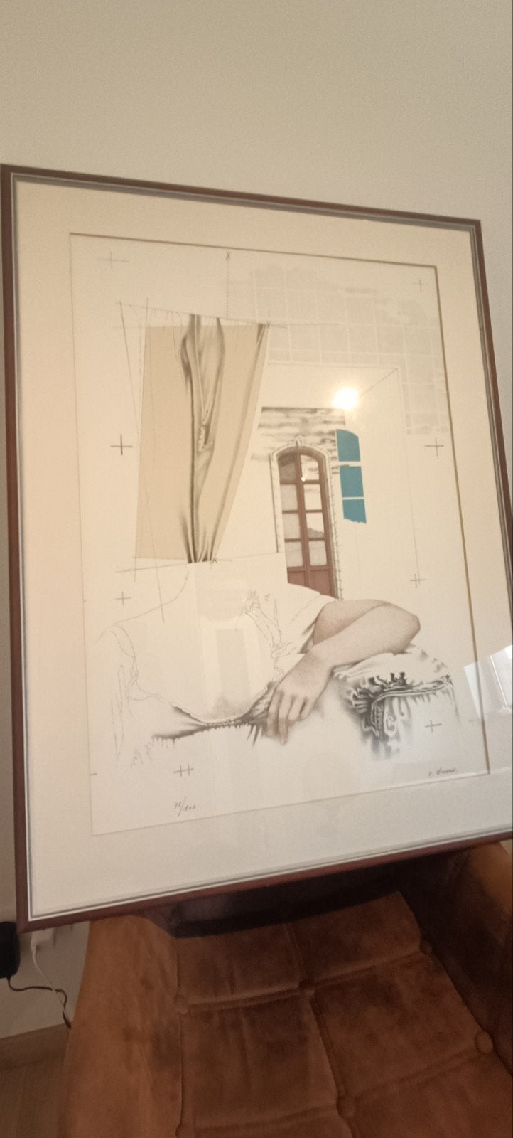 Lithographie originale signée Carl Deroux artistes belges, Antiquités & Art, Enlèvement ou Envoi