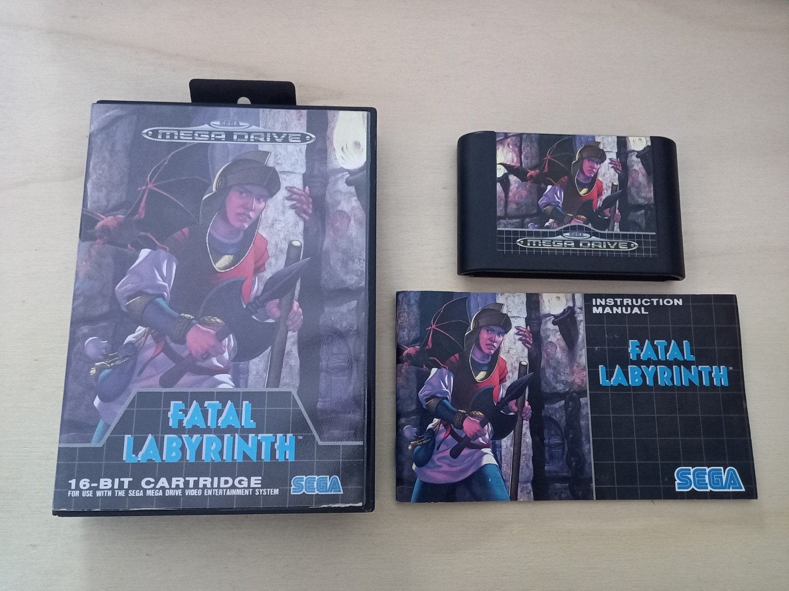 SEGA Mega Drive - Fatal Labyrinth complet, Enlèvement ou Envoi, 1 joueur, Jeu de rôle (Role Playing Game), À partir de 16 ans