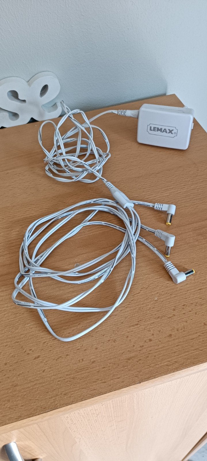 Stopcontact met 3 Lemax-tips, Ophalen of Verzenden, Gebruikt