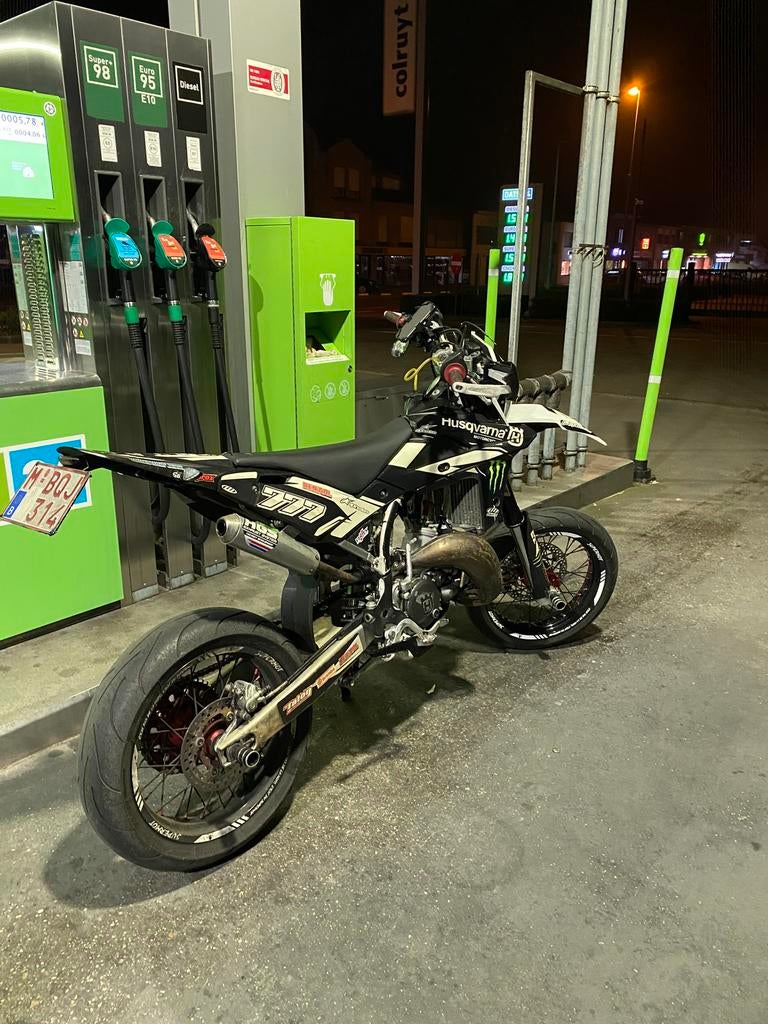 Husqvarna 125cc supermoto, Motoren, Sportuitlaat, Gebruikt, Particulier, 125 cc