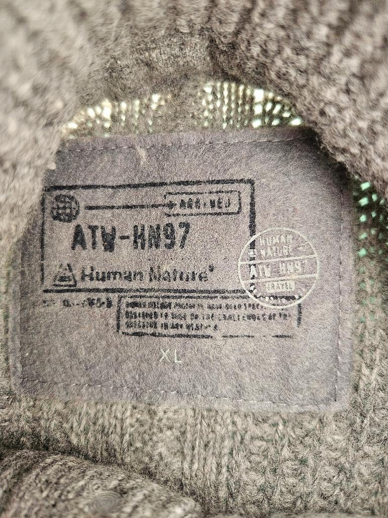 Te koop dikke  herentrui, Gris, Enlèvement ou Envoi, Taille 56/58 (XL), Human natura