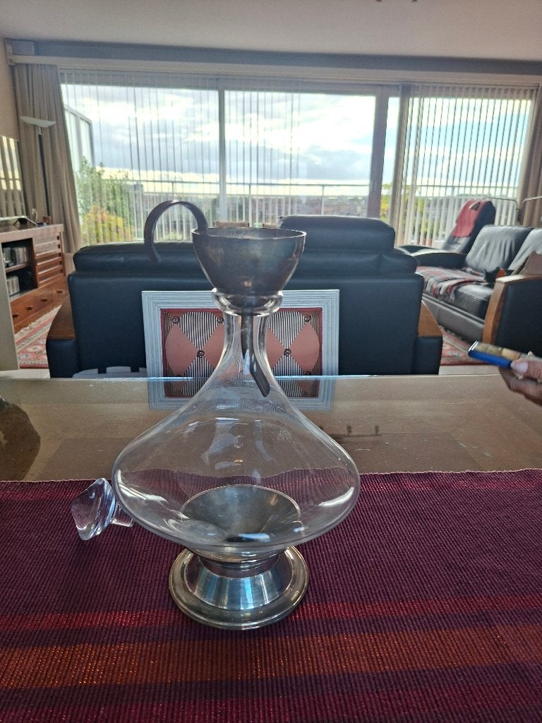 Set de carafes, Verre ou Verres, Comme neuf, Enlèvement, Argenté
