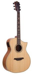 Bromo BAA4CE semi akoestische gitaar, Ophalen, Nieuw, Western- of Steelstringgitaar, Met (piezo-)element