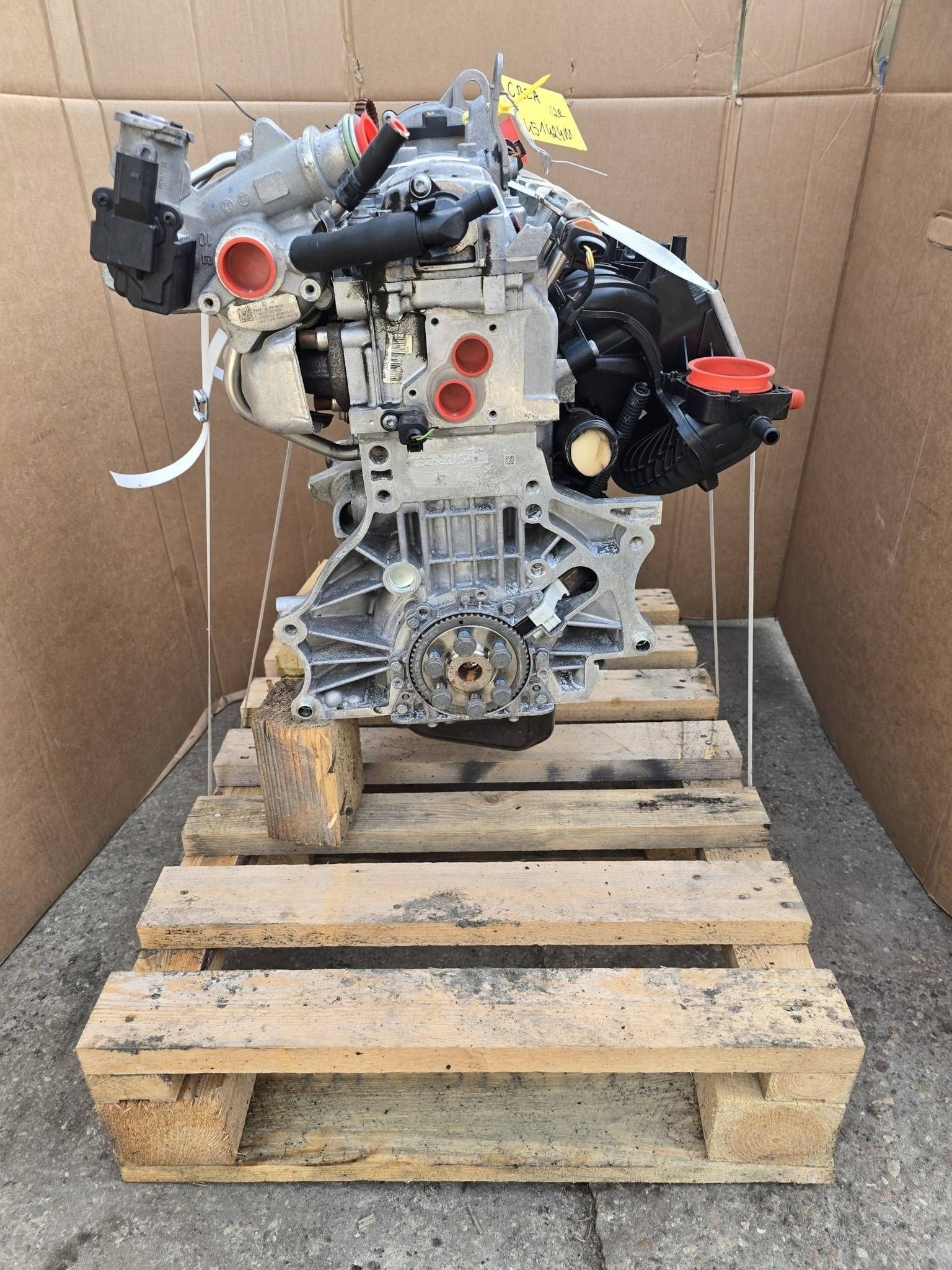 Moteur CBZB Complet JETTA YETI RAPID BEETLE POLO TOURAN, Verzenden, Gebruikt, Overige automerken