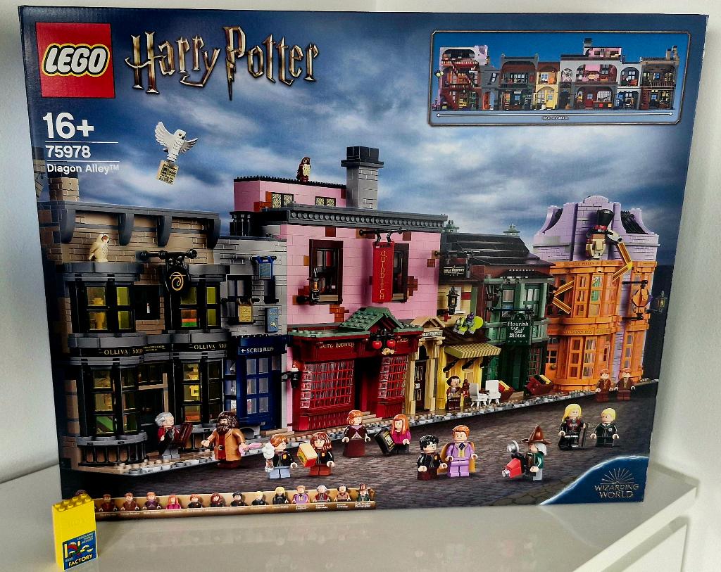 Lego 75978 Harry Potter Diagon Alley Édition Collector, Neuf, Enlèvement ou Envoi, Lego, Ensemble complet