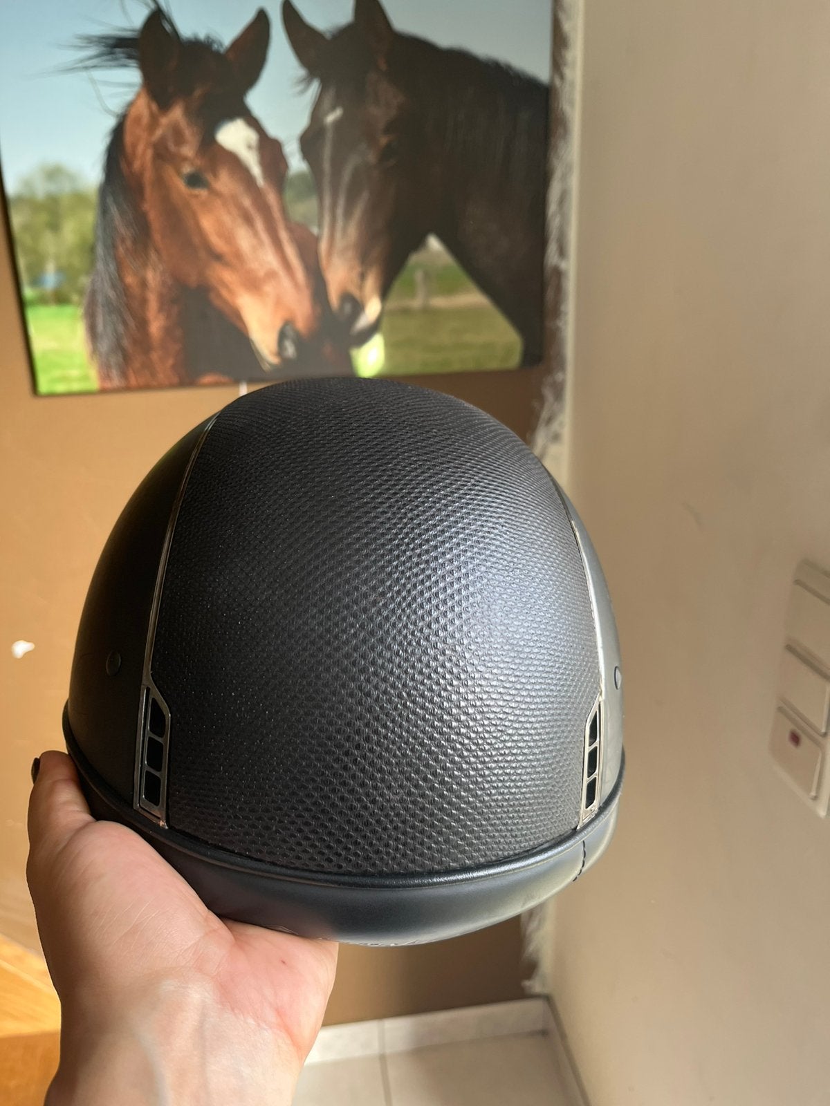 Samshield helm te koop, Animaux & Accessoires, Vêtements d'équitation, Enlèvement, Comme neuf