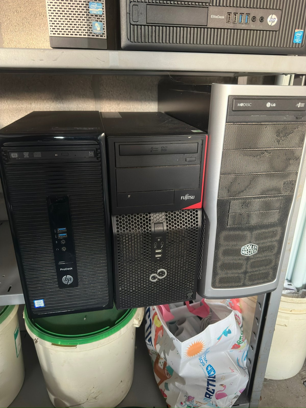 Lot de 3 PC Barebones (HP ProDesk i3 6e génération), Enlèvement, Comme neuf